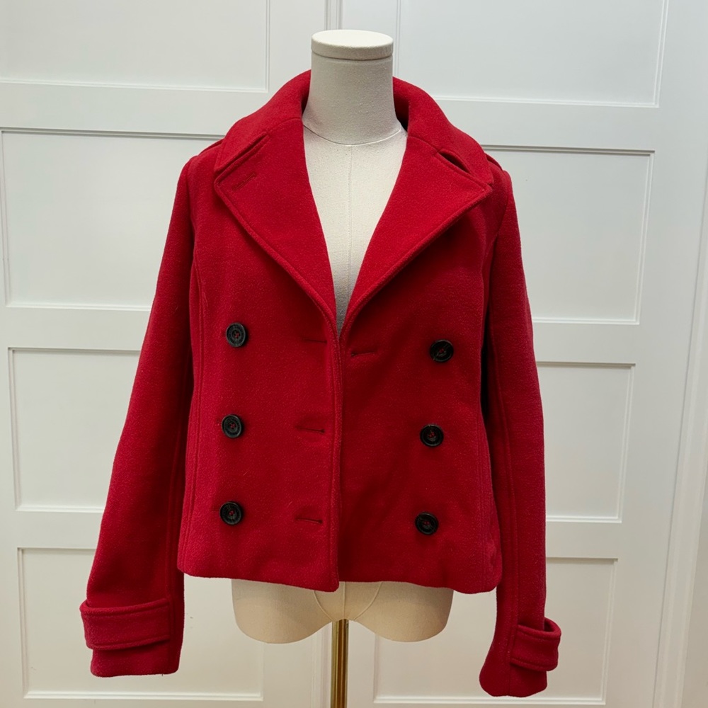 Abercrombie & Fitch cropped pea coat